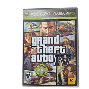 Grand Theft Auto IV Xbox 360 Game And Case
